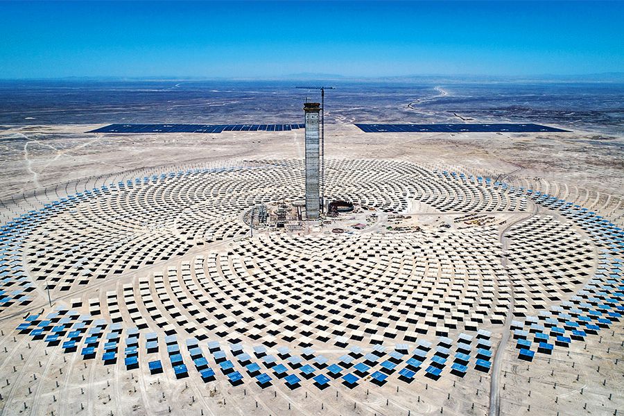 Paneles solares en Chile